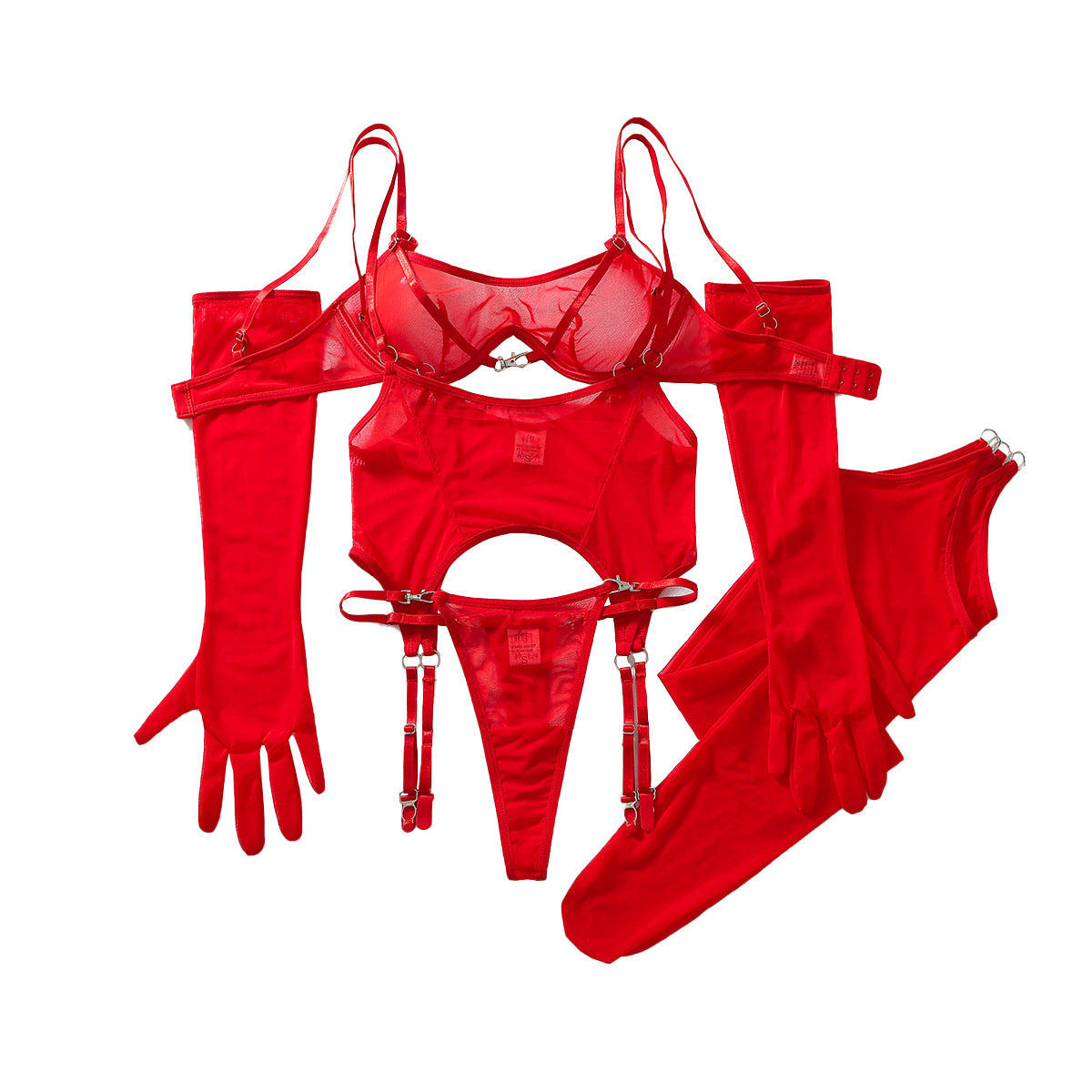 Mesh Breathable Ultra-Thin Shapewear Two-Piece Set
