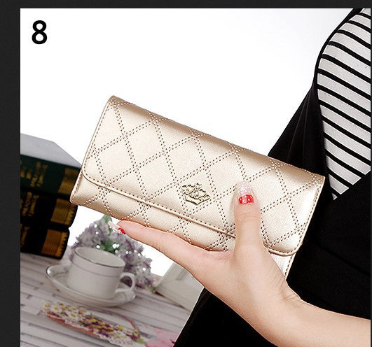Women's Embroidery Pattern Three-fold Wallet
