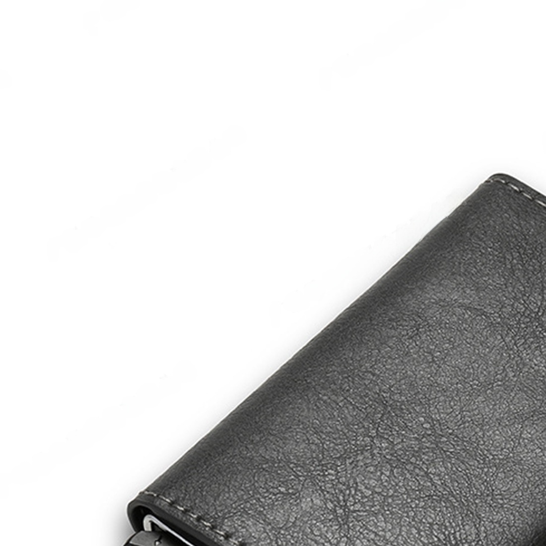 RFID Anti-Theft Automatic Pop-Up Card Holder Carbon Fiber Wallet