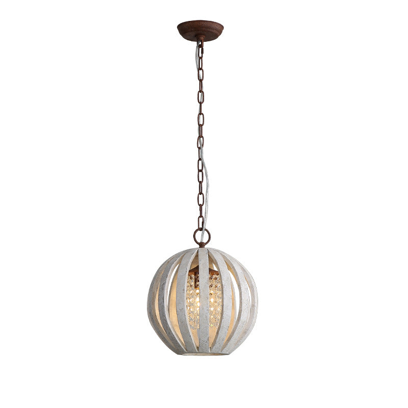 Decorative Wood Chandelier with LED Light