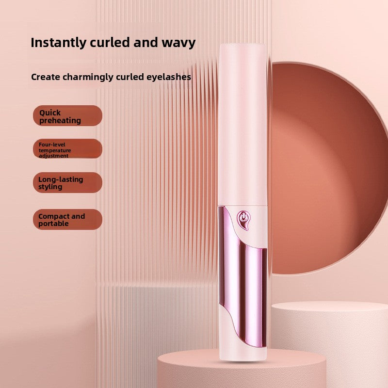 Electric Heated Eyelash Curler Portable Rechargeable