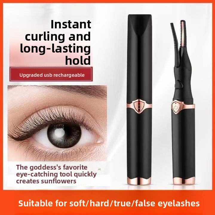 Electric Heated Eyelash Curler Portable Rechargeable