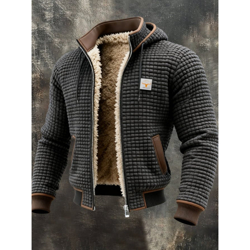 Fleece-Lined and Thickened Hooded Jackets