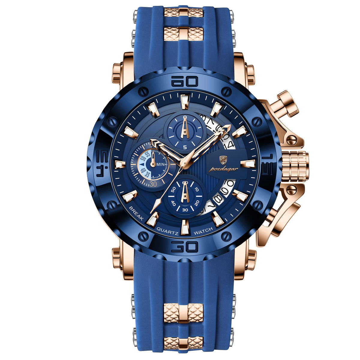 Multifunction Sports Chronograph Watch
