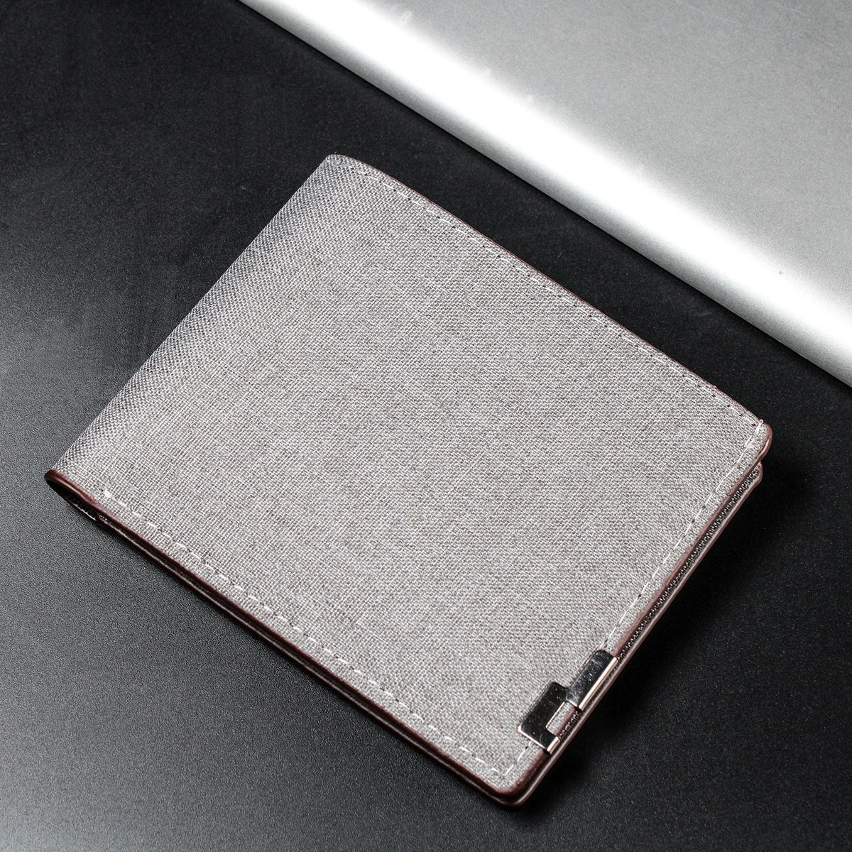 Mens Short Canvas Wallet