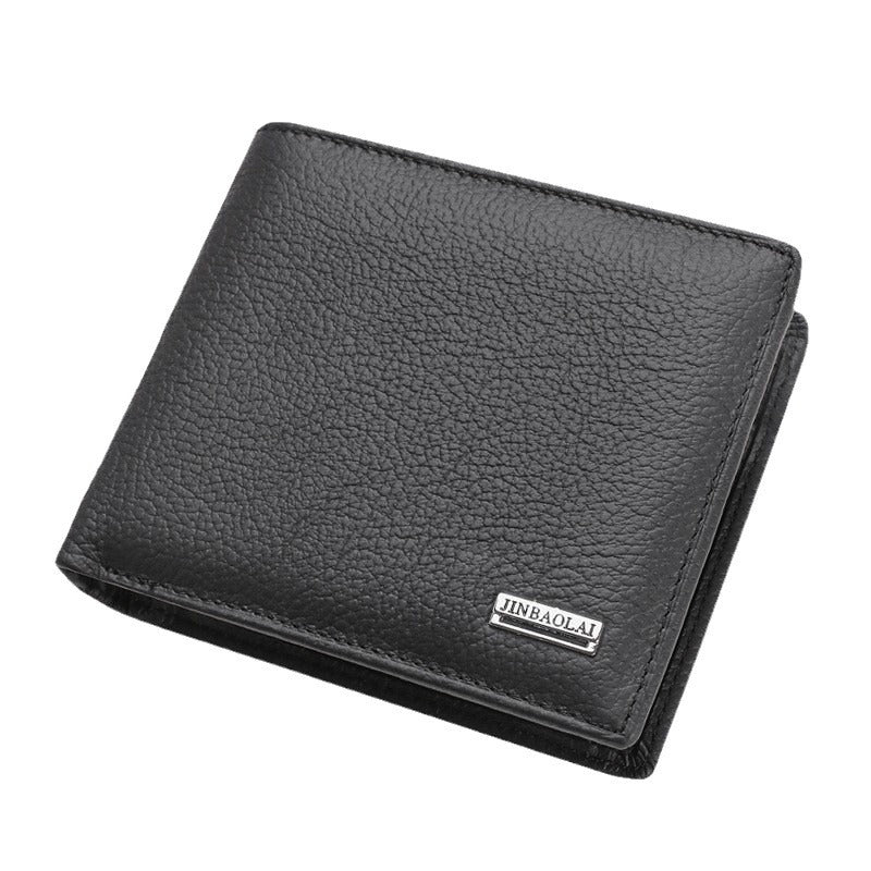 Short Genuine Leather Wallet for Men