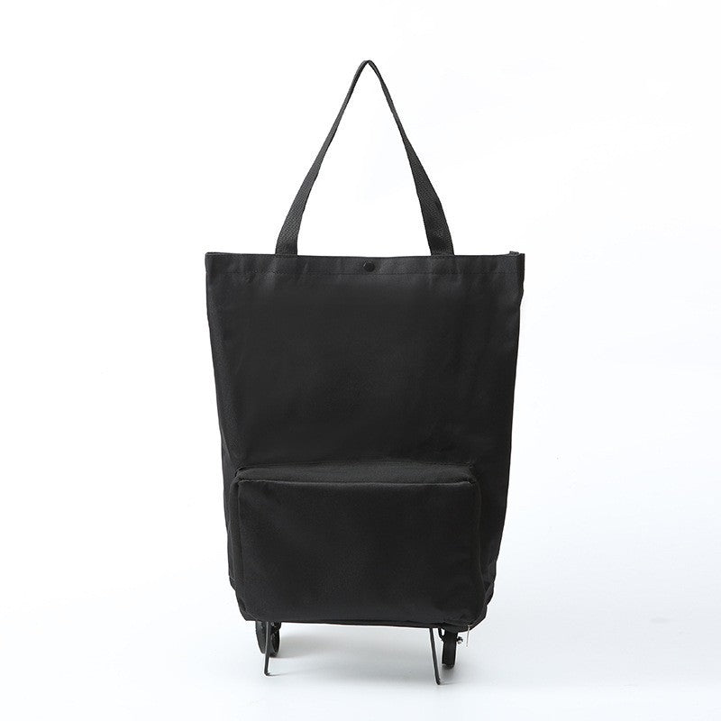 Foldable Telescopic Shopping Cart with Wheels