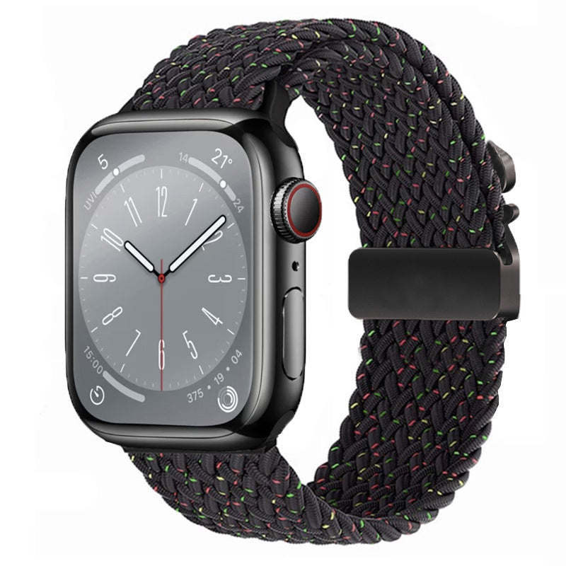 Braided Nylon Apple Watch Strap with Parachute Buckle