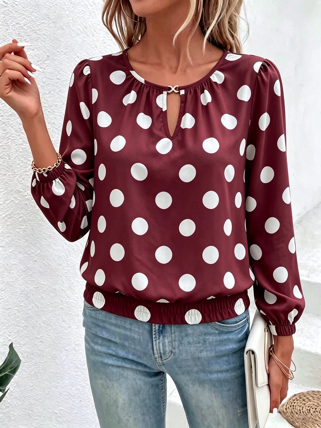 Printed long-sleeve T-shirt