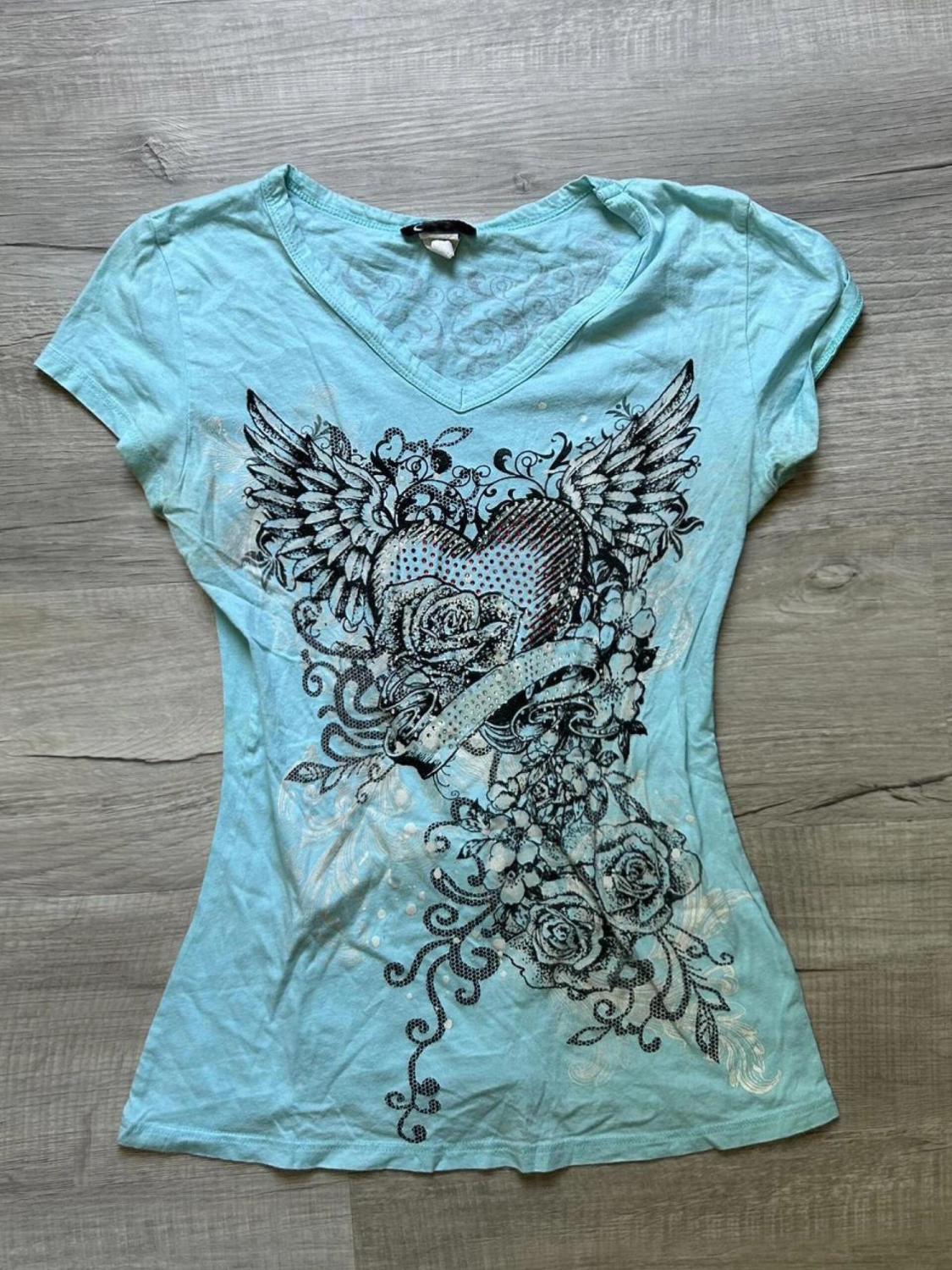 Vintage Print Slim Fit T-Shirt