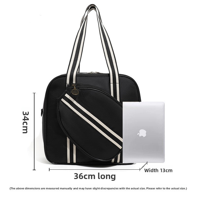 Dual Shoulder Sports Bag with Shoe Compartment
