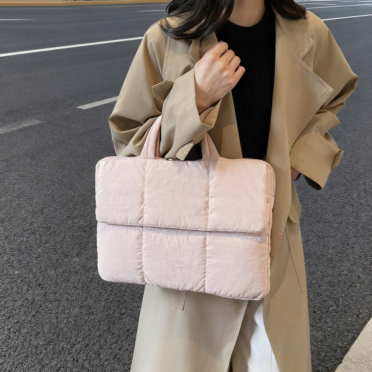 Quilted Laptop Protective Bag