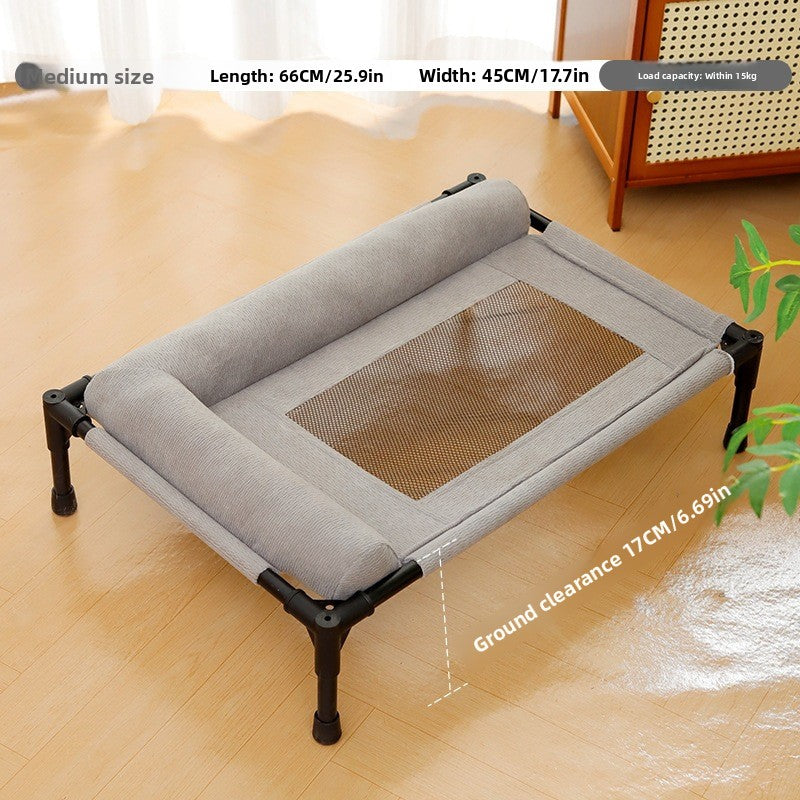 Breathable Pet Camp Bed for Dogs and Cats