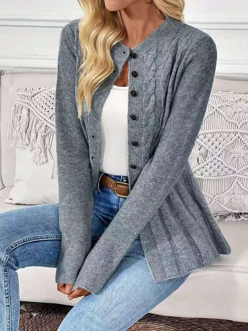 Long Sleeve Knitted Cardigan for Women