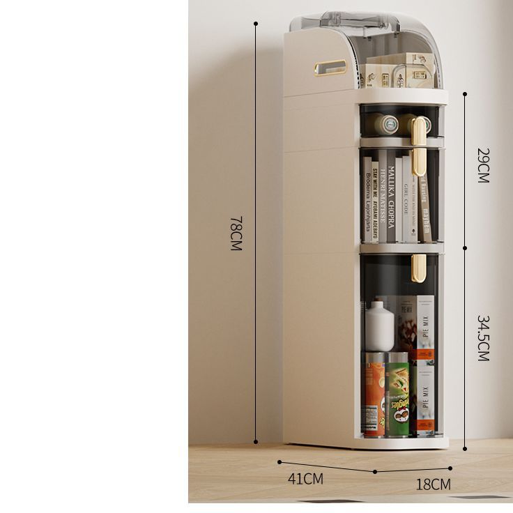 Narrow Space Storage Cabinet with Drawers
