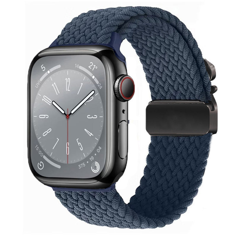 Braided Nylon Apple Watch Strap with Parachute Buckle