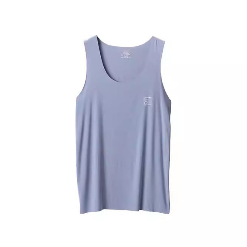Men's Seamless Modal Tank Top Cross Strap Vest Undershirt Summer