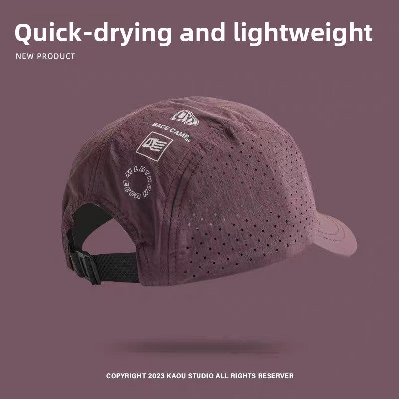 Mesh Baseball Cap with Adjustable Strap