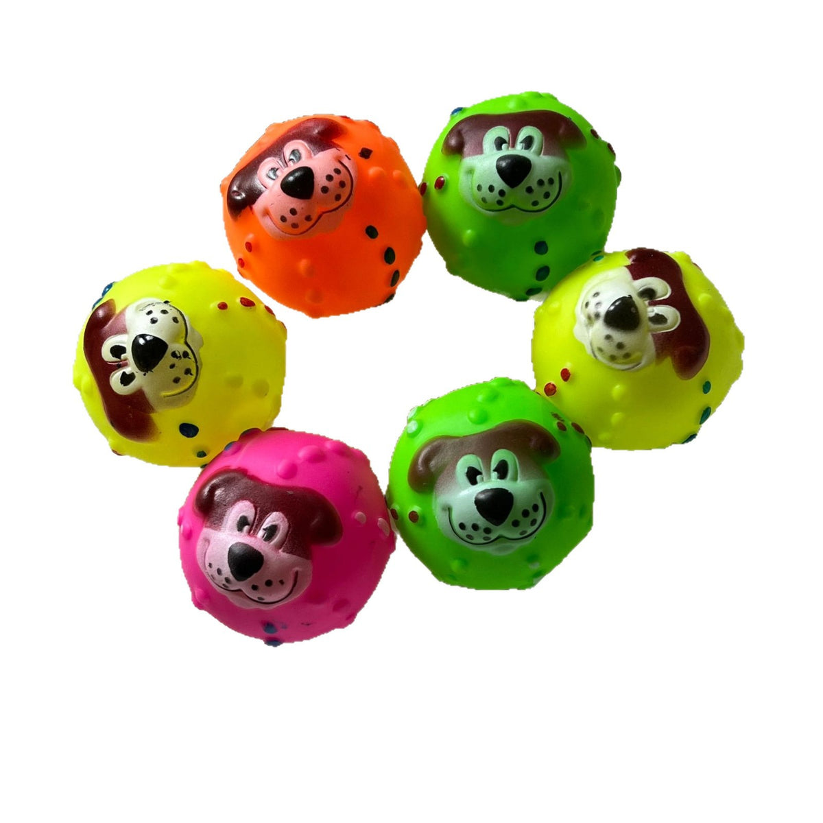 Vinyl Sound-Making Pet Toy Ball