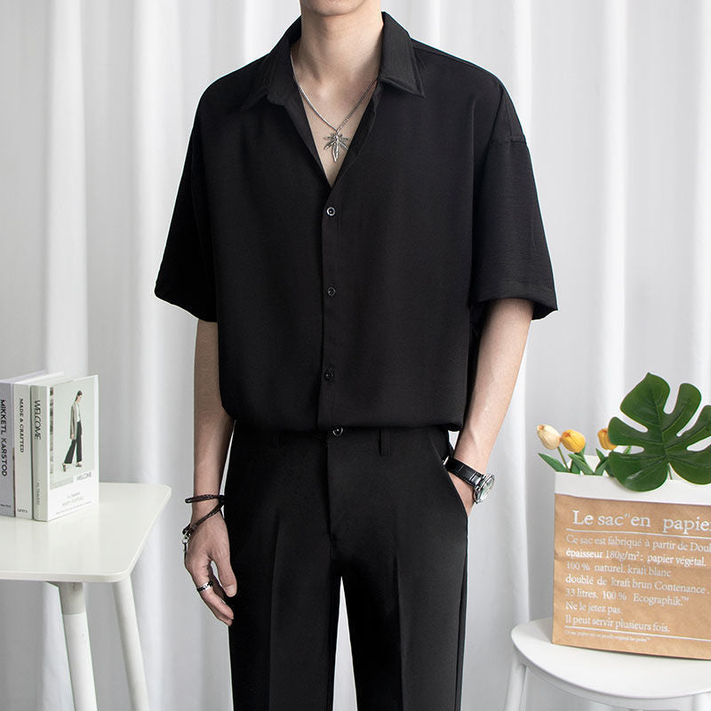 Ice Silk Short Sleeve Shirt