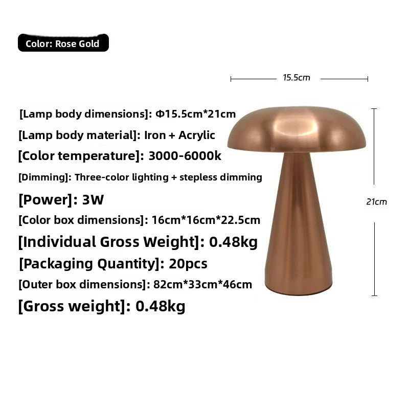 Mushroom Shape LED Table Lamp