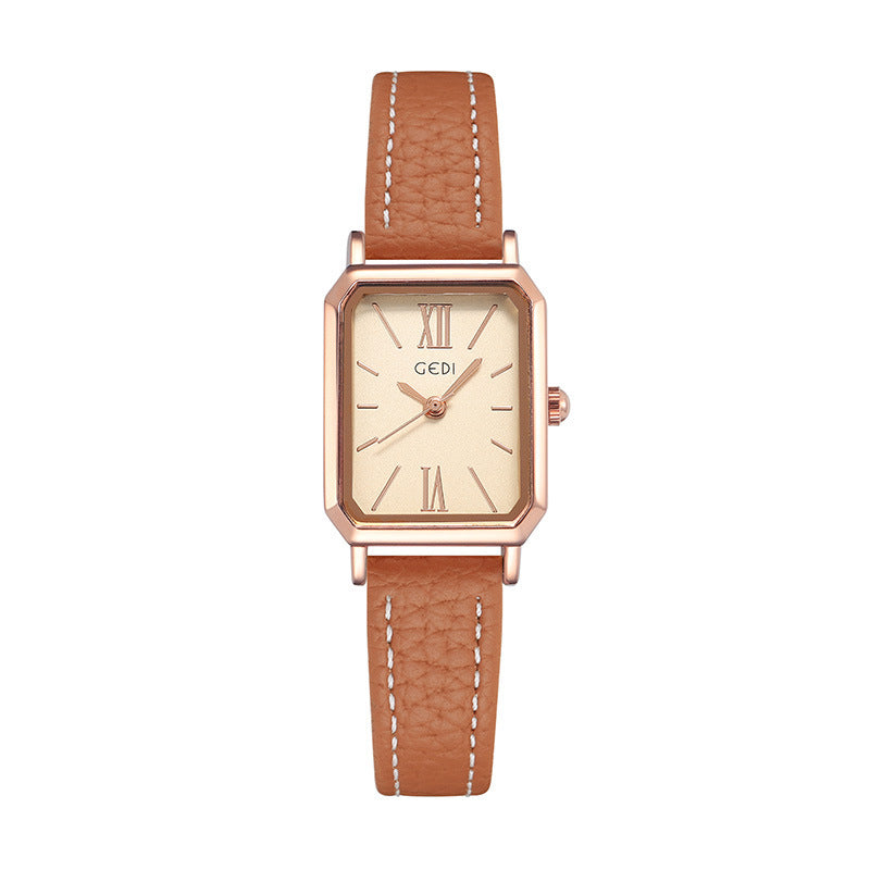 Minimalist and niche square watches