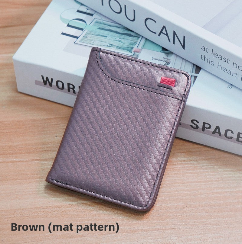 Vertical Multi Slot PU Card Holder Wallet