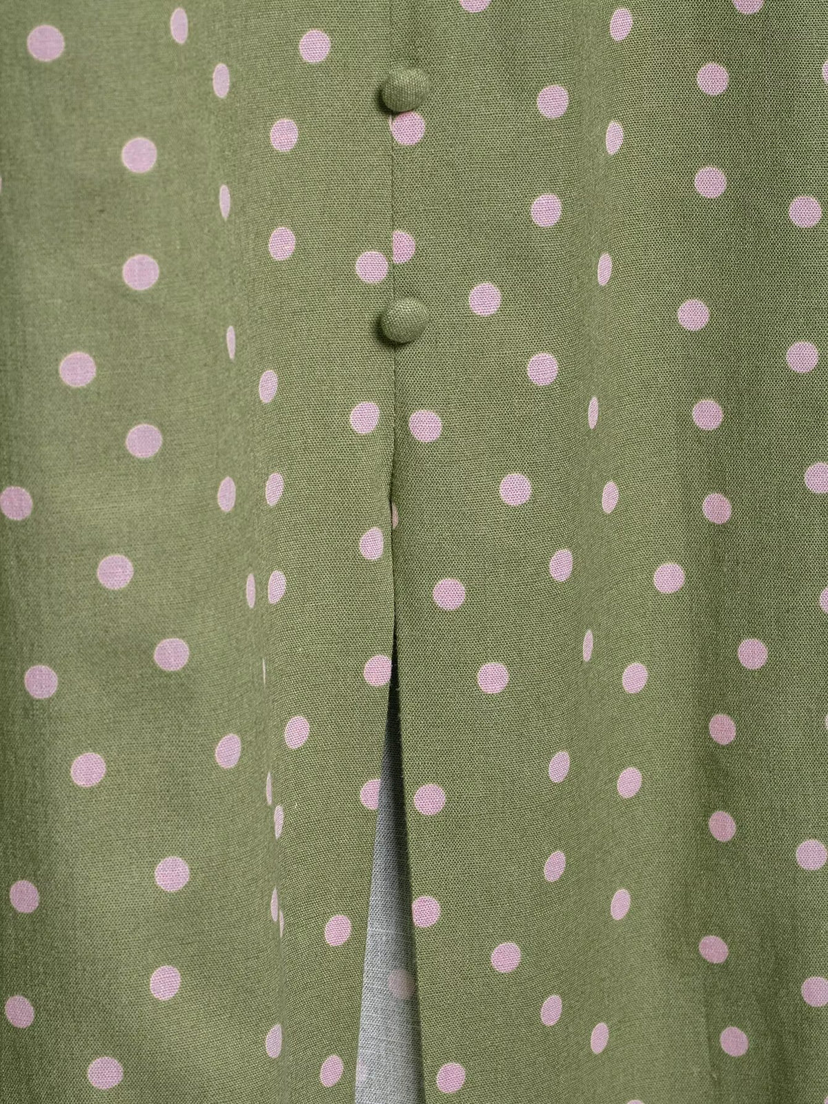 Womens Polka Dot Midi Dress