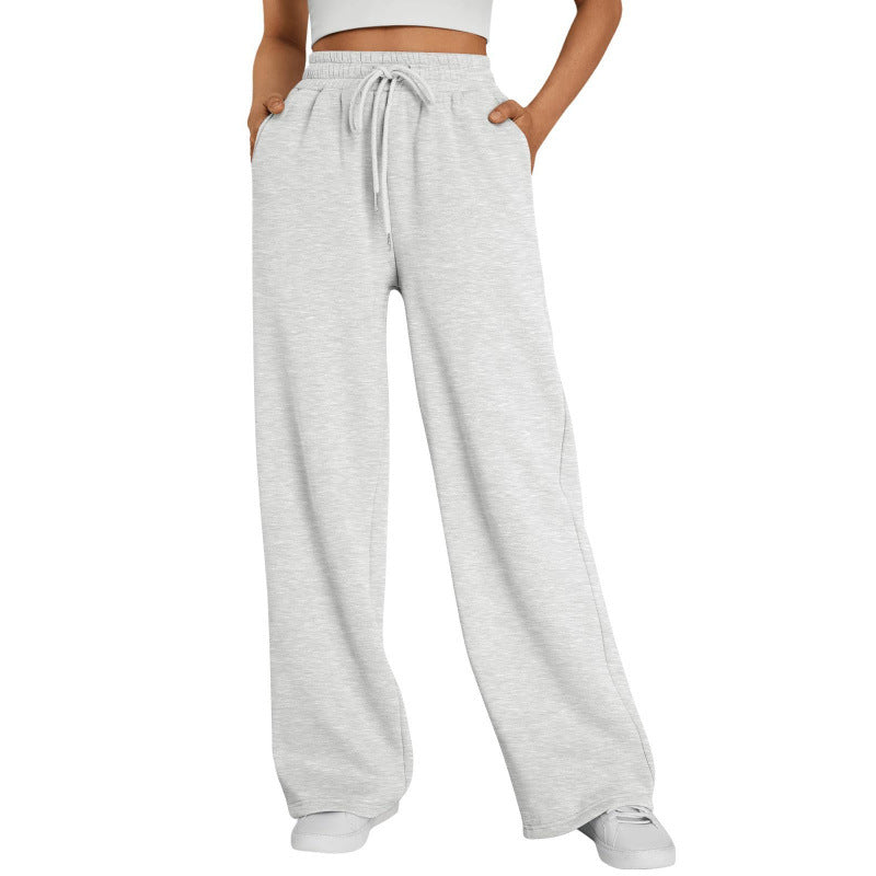 Unisex Loose Fit Polyester Long Pants