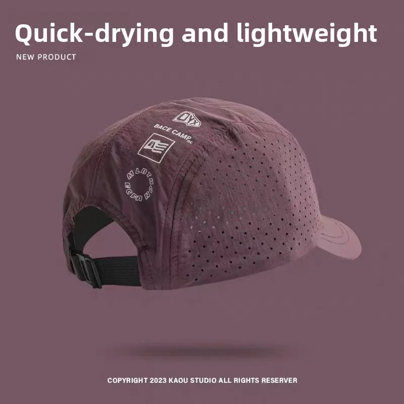 Mesh Baseball Cap with Adjustable Strap