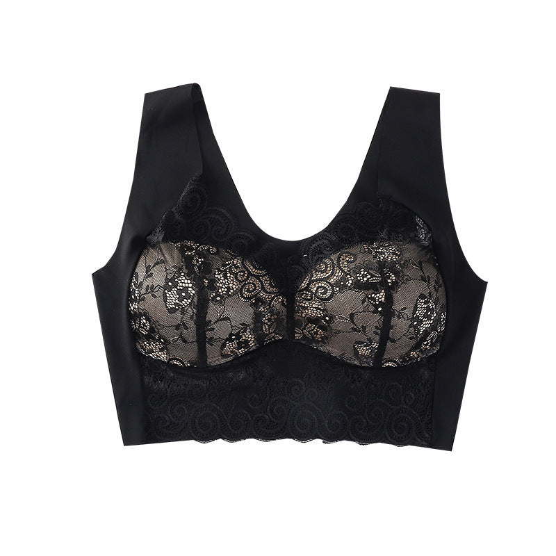 Seamless Lace Wireless Bra