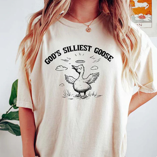Funny Graphic Print T-Shirt