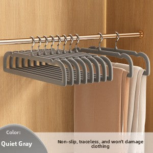 Flocking Clothes Hangers, Non-Slip Garment Hangers