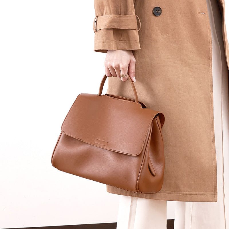 Soft Leather Shoulder Crossbody Bag