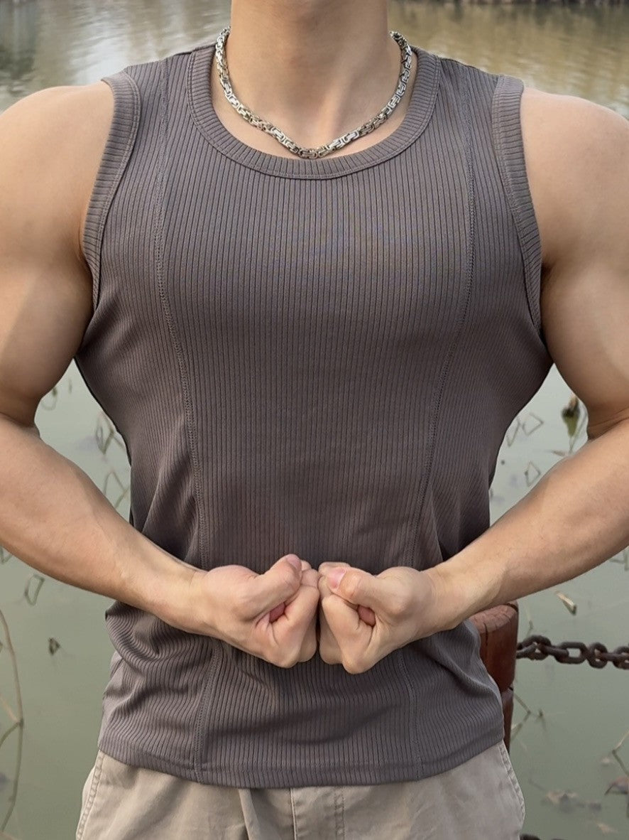 Men's High Elastic Breathable Sleeveless Vest