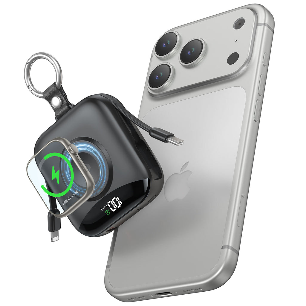 Watch Wireless Power Bank with Fast Charging Cable
