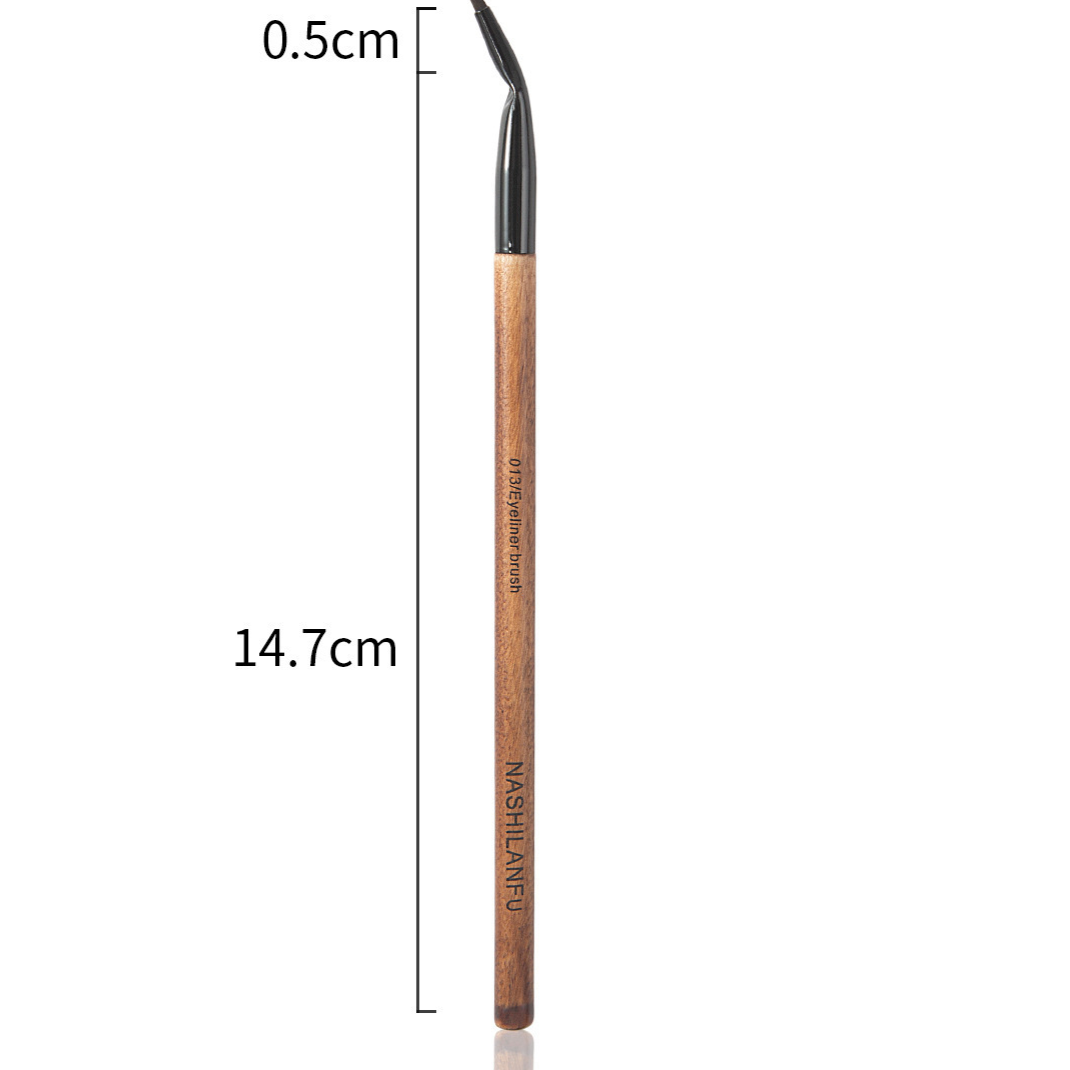 14-Piece Natural Wood Makeup Brush