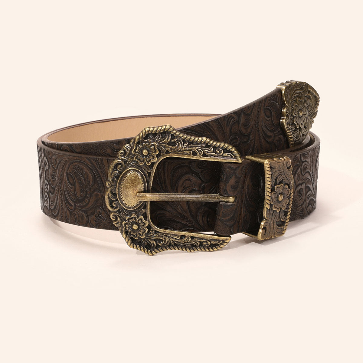 Vintage Palace Style Textured Wide Belt