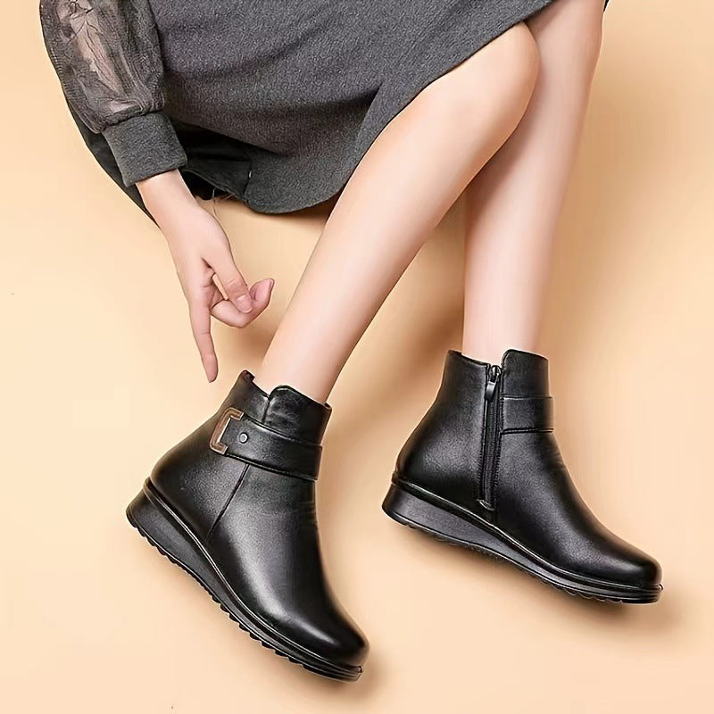 Fleece-Lined Women's Winter Boots