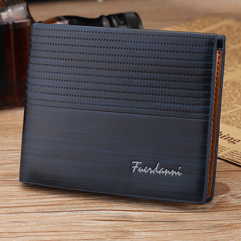 Short Style Mens Wallet with Multiple Card Slots
