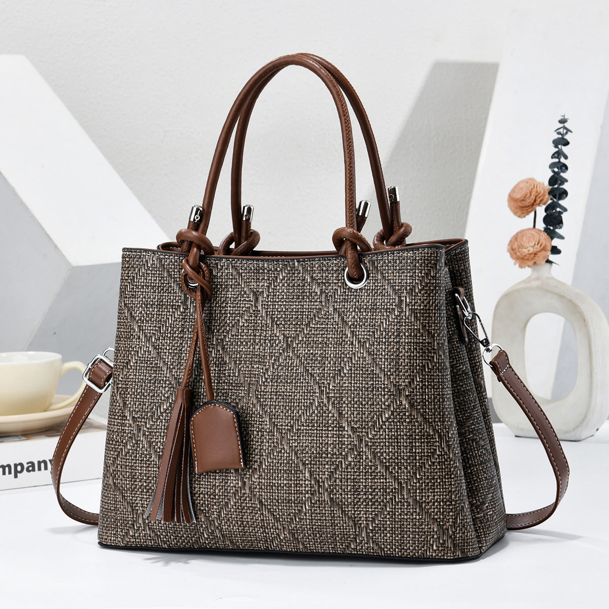 Fashionable PU Leather Tote Bag