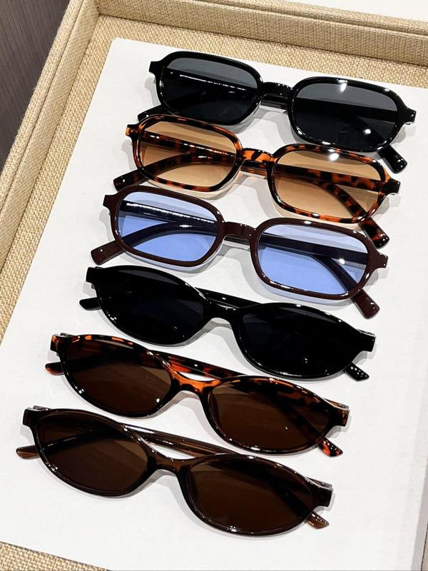 Cat-Eye Sunglasses for Women Men UV400 Protection Square Frame