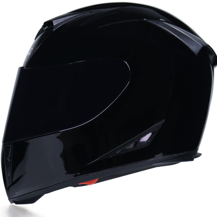 Full Face Motorcycle Helmet with Dual Lens and Anti-Fog