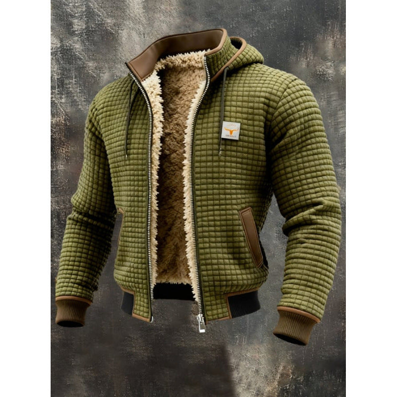 Fleece-Lined and Thickened Hooded Jackets