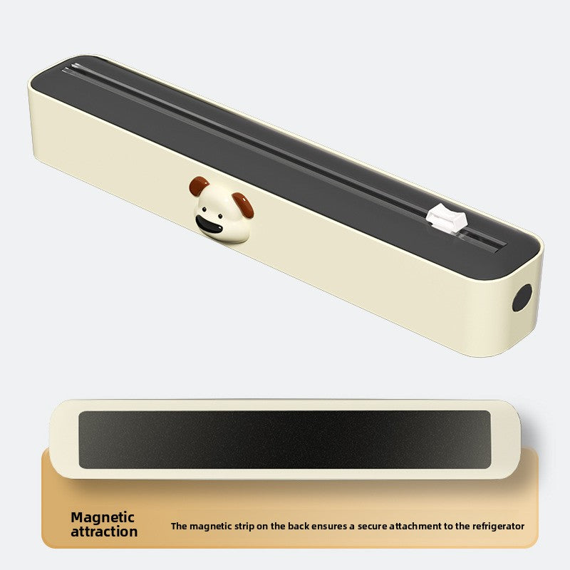 Adjustable Kitchen Wrap Cutter with Storage