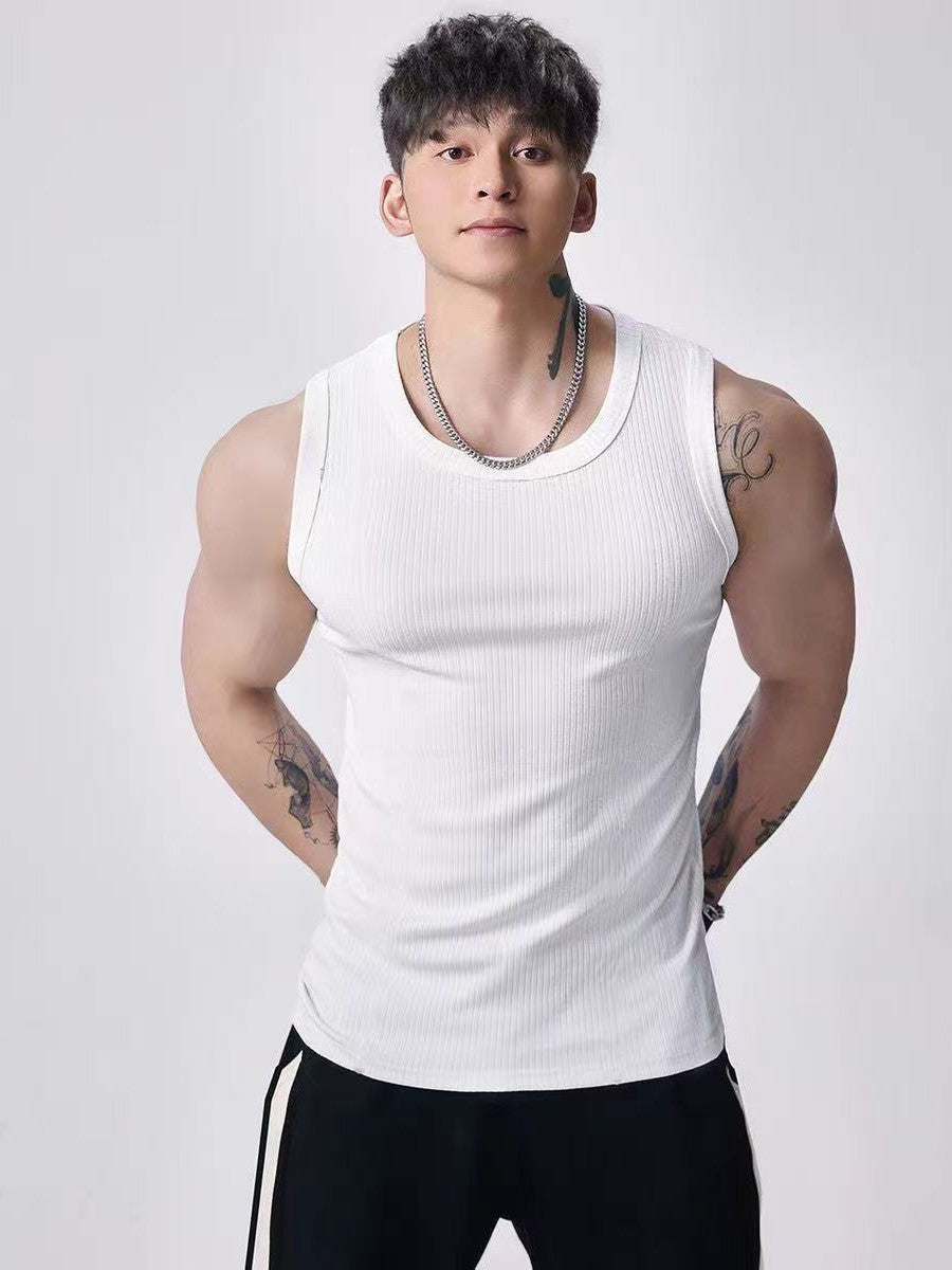 Men's High Elastic Breathable Sleeveless Vest