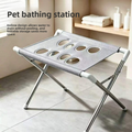 Foldable Pet Grooming and Bathing Table