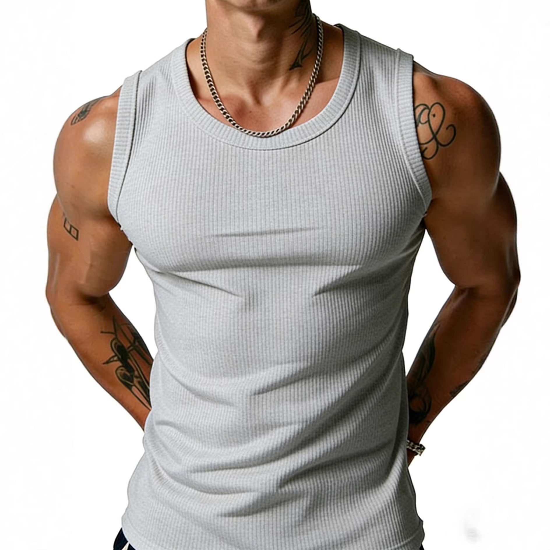 Ribbed Fitness Tank Top