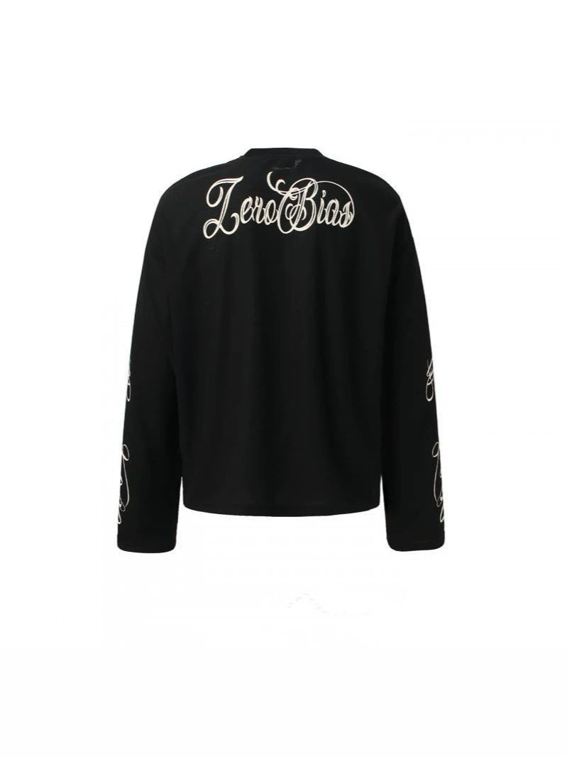 Vintage Letter Print Cotton T-Shirt