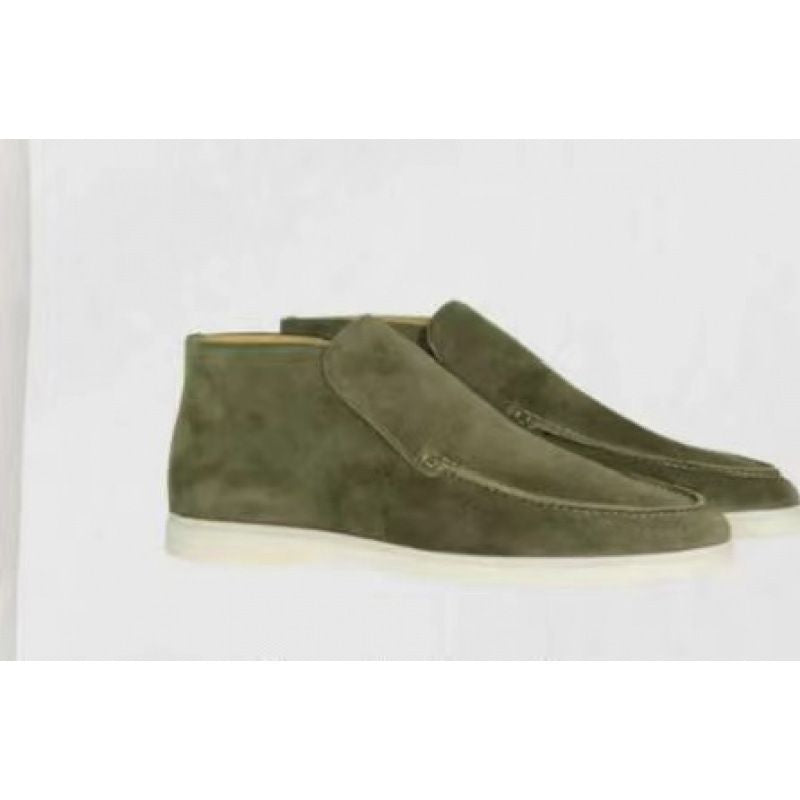 Men Open Toe Loafers Flat Shoes